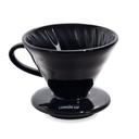 London Sip 1-2 Cup Black Ceramic Coffee Dripper