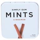 Simply Gum Natural Cinnamon Mints, 30 Gram -- 6 per case
