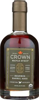 Crown Maple Bourbon Barrel Aged Maple Syrup, 12.7 Fluid Ounce -- 6 per case