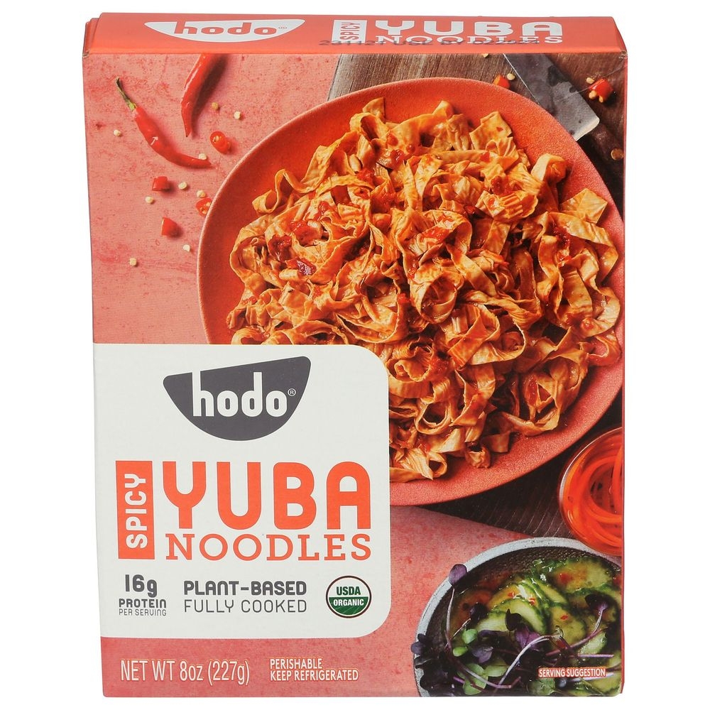 Hodo Organic Plant Based Spicy Yuba Noodles, 8 Ounce -- 6 per case