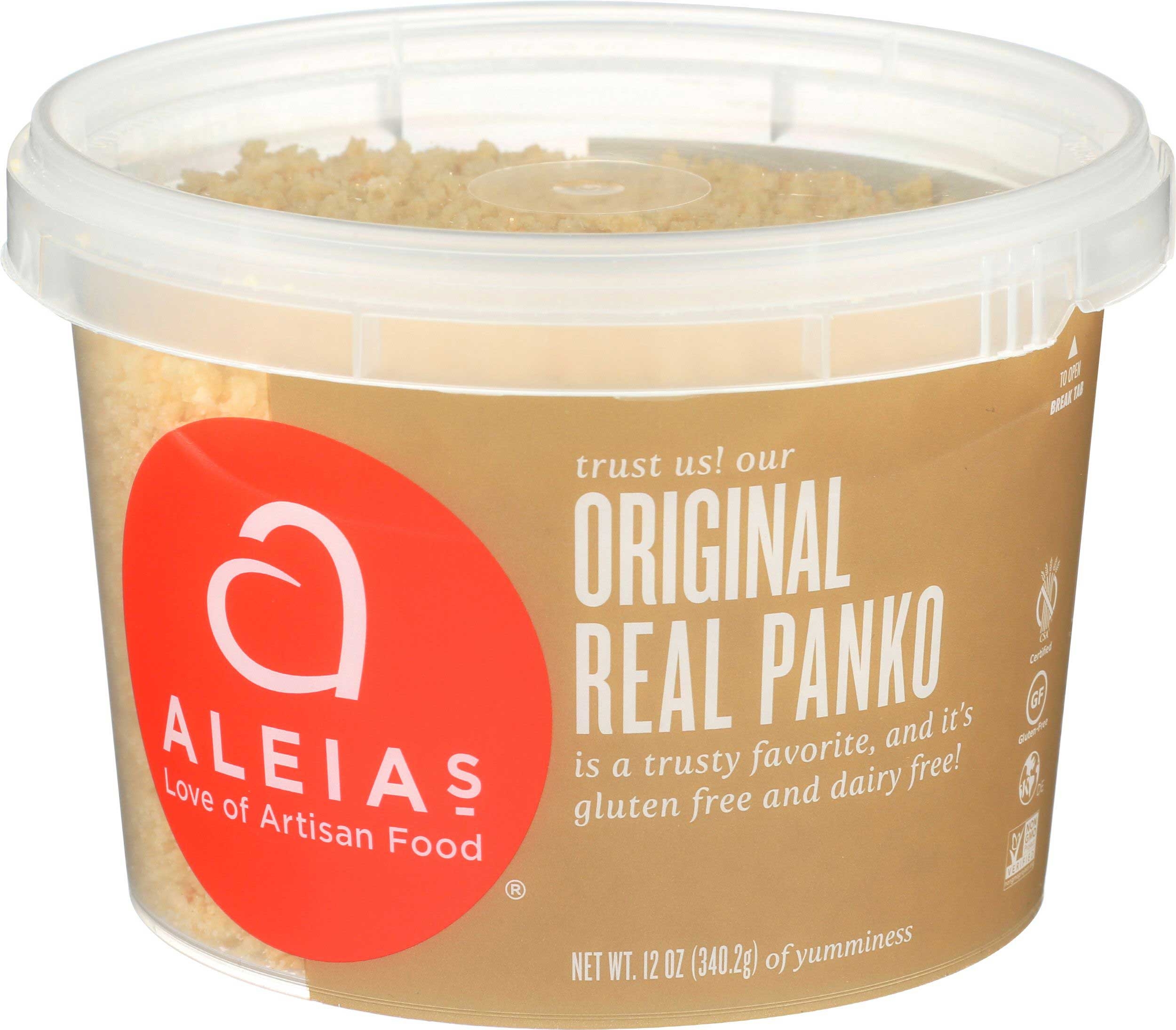 Aleias Gluten Free Original Real Panko, 12 Ounce -- 12 per case