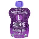 Mamma Chia Squeeze Prebiotic Blackberry Bliss Chia Seed, 3.5 Ounce -- 16 per case