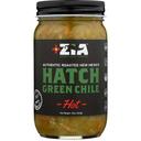 Zia Hot Heat Level Roasted Hatch Green Chile, 16 Ounce -- 6 per case