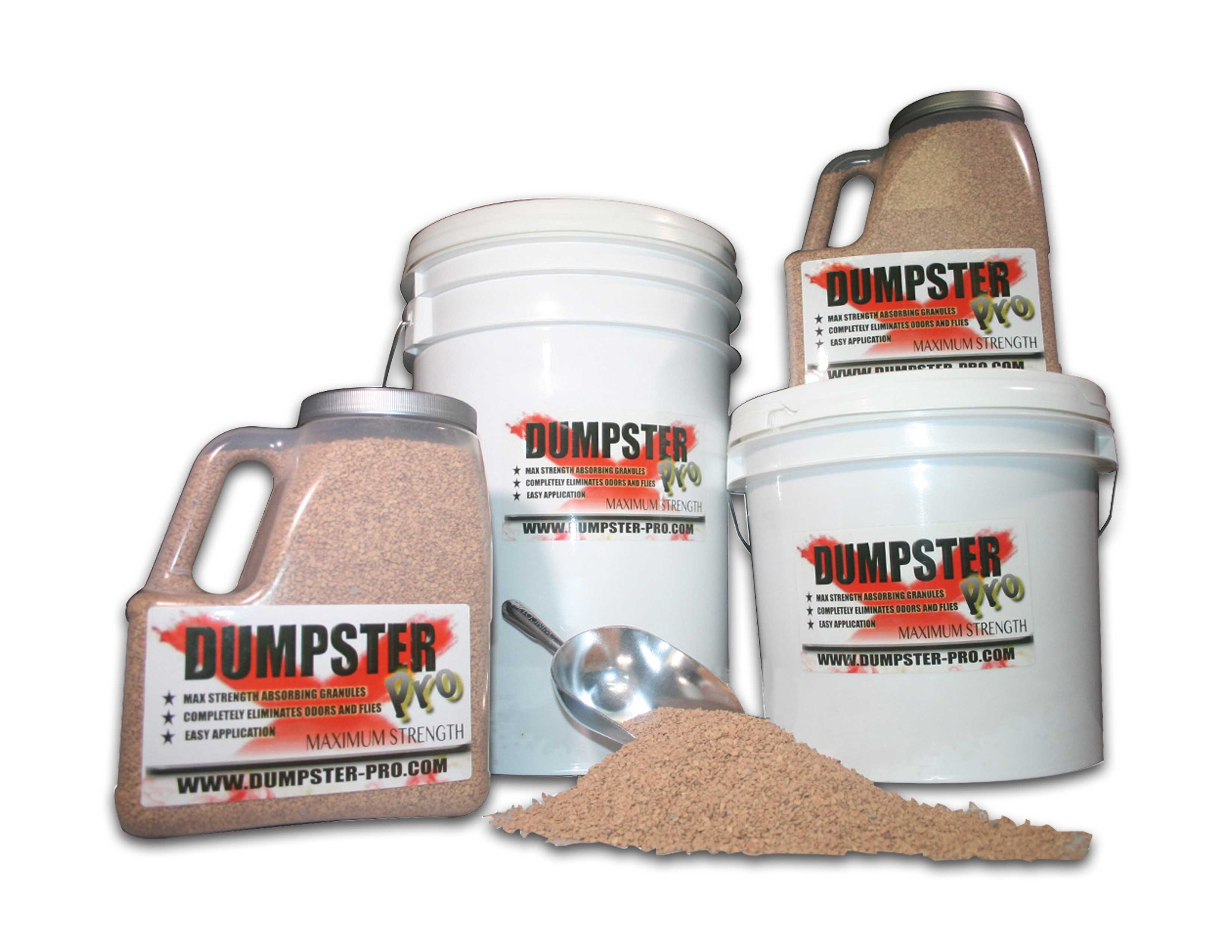 Dumpster-Pro Maximum Strength Absorbing and Odor Neutralizing Granules, 7 pound