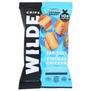 Wilde Sea Salt and Vinegar Chicken Chips, 2.25 Ounce -- 12 per case
