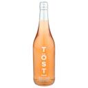 Tost Rose White Tea Ginger and Elderberry Non-Alcoholic Sparkling Beverage, 25.4 Fluid Ounce -- 12 per case