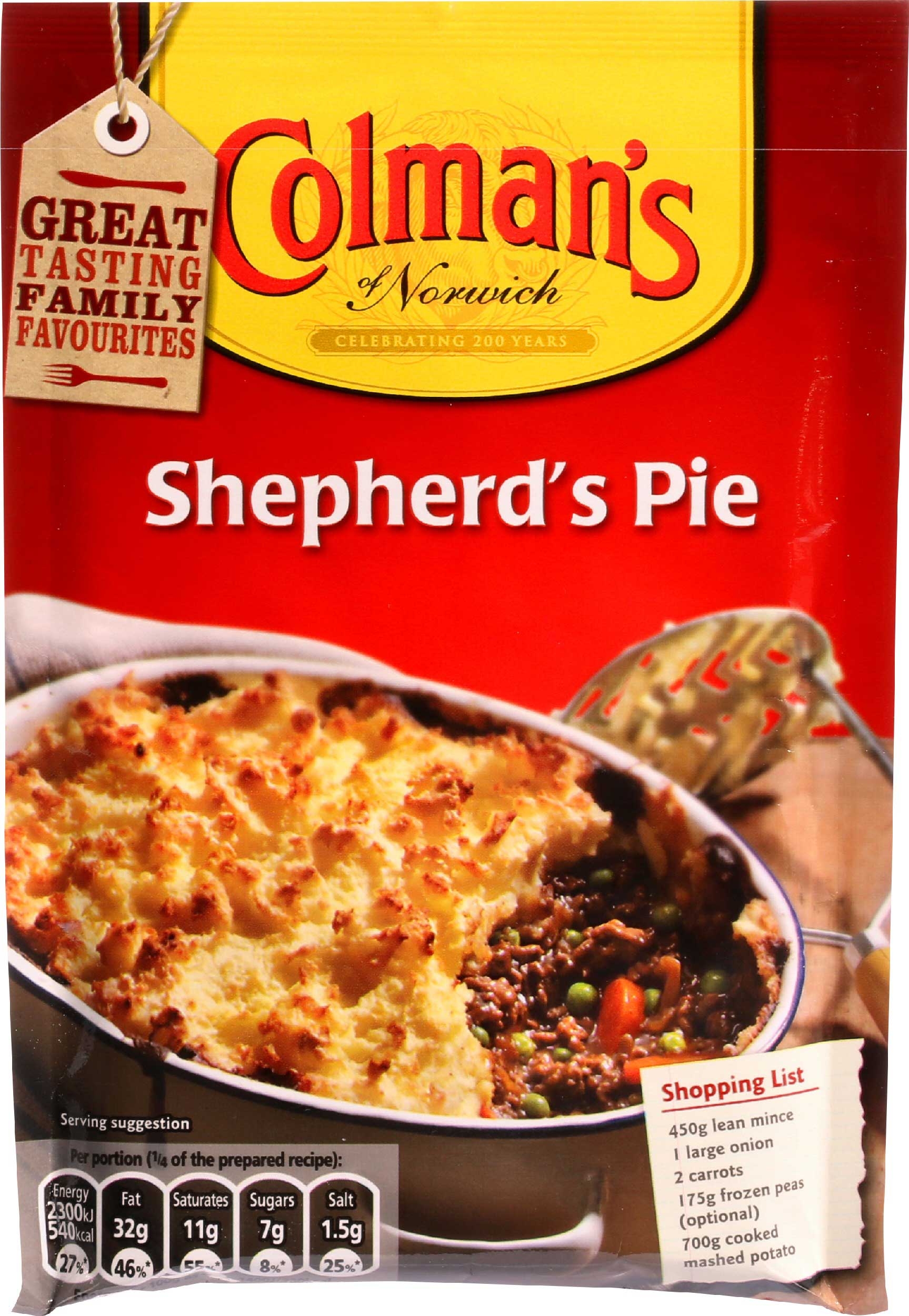 Colemans Shepperds Pie Mix, 1.75 Ounce -- 16 per case