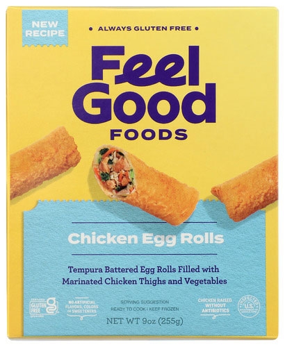 Feel Good Foods Chicken Egg Roll, 9 Ounce -- 9 per case.