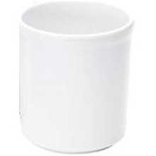 Cal-Mil White 16 Ounce Round Melamine Condiment Jar, 4 inch Dia x 4.5 inch Height -- 4 per case