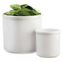 Cal-Mil White 32 Ounce Round Melamine Condiment Jar, 5 inch Dia x 5.5 inch Height