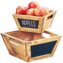 Cal-Mil Madera Chalkboard Bowl, 10 x 10 x 5 inch