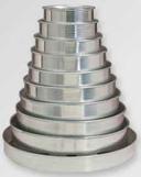 American Metalcraft 3800 Series Straight Sided Aluminum Cake Pan Set, 3 inch Deep -- 1 set