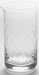 American Metalcraft Hand Cut Diamond Cocktail Mixing Glass, 25 Ounce