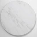 American Metalcraft White Marble Round Melamine Serving Board, 17 1/4 inch Dia
