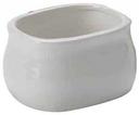 American Metalcraft Porcelain White Sugar Packet Holder, 4 inch Length