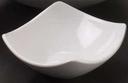 American Metalcraft White Ceramic Squound Bowl, 13 inch