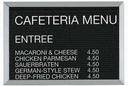 Aarco Aluminum Framed Letter Board Open Face Message Center, 12 x 18 inch