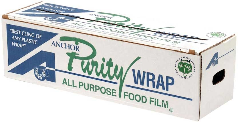 Anchor Packaging Purity Wrap Polyvinyl Chloride All Purpose Food Film Cutterbox, 18 inch x 2000 Feet