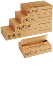 Bagcraft EcoCraft Natural Wax Coated Paper Interfolded Deli Tissue, 12 x 10.75 inch -- 6000 per case