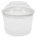 Pactiv RPET Clear Sho Bowl with 4.25 inch Hinged Dome Lid, 16 Ounce Capacity -- 250 per case