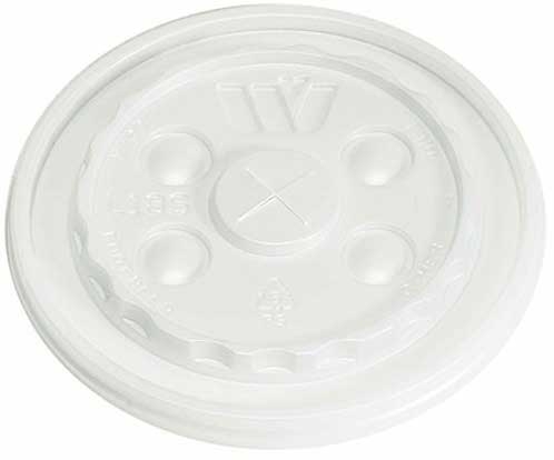 WinCup Handi-Kup Translucent Straw Slotted Lid Only -- 1000 per case