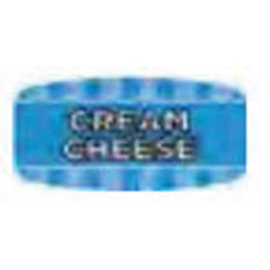 Bollin Mini Cream Cheese Flavor Label, 0.625 x 1.25 inch - 1000 per roll