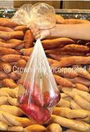 Crown Poly Low Density Fresh Corn and Yam Poly Pull-N-Pak Bag, 15 x 24 inch -- 1260 per case