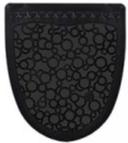 Fresh Products P Shield Black Rubber Urinal Mat -- 6 per case