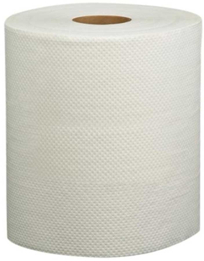 Sofidel White Hardwound 1 Ply Heavenly Soft Standard Roll Towel, 7.85 inch x 800 Feet -- 6 per case