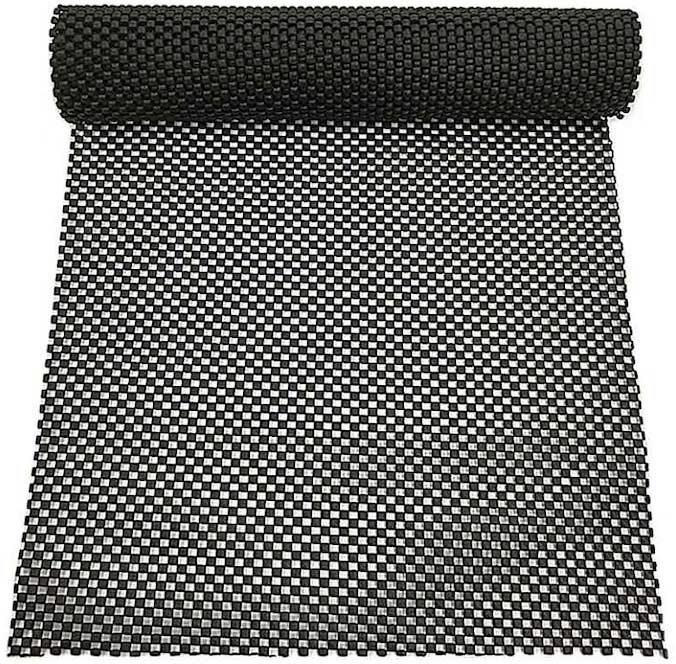 Bunzl Prime Source Black Mesh Shelf Liner, 36 x 60 inch -- 1 roll