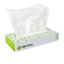 Right Choice White Paper 2 Ply Facial Tissue, 7.9 x 7.9 inch -- 3000 per case.
