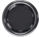 Darnel High Impact Black Plate and Bowl, 10 1/4 inch -- 500 per case