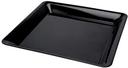 Fineline Black Polypropylene Square Platter, 16 x 16 inch -- 20 per case
