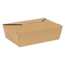 EcoSystems Number 3 Poly Coated Kraft Paperboard Take Out Box, 7.63 x 5.38 x 2.5 inch -- 200 per case