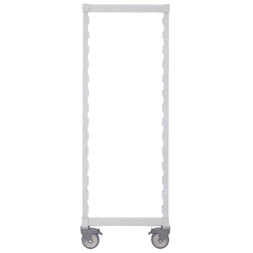 Cambro Camshelving Premium Speckled Gray Standard Mobile Post Kit, 24 x 67 inch