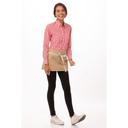 Chef Works Natural Austin Waist Apron, 12 inch Long x 23 inch Wide