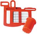 Dynamic Red Grid Set with Pusher for Dynacube Manual Dicer, 3/8 x 3/8 inch