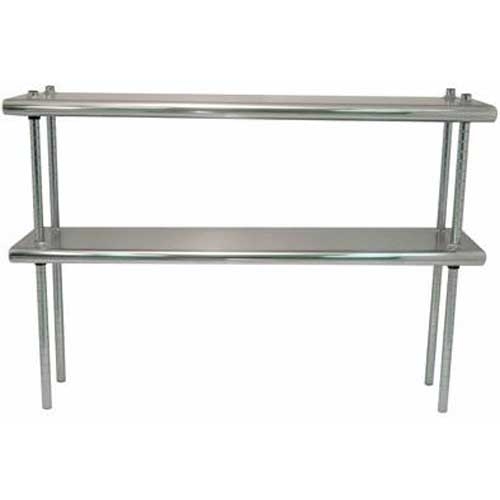 Stainless Steel Solid Slant Sorting Rack Shelf 62 inch.