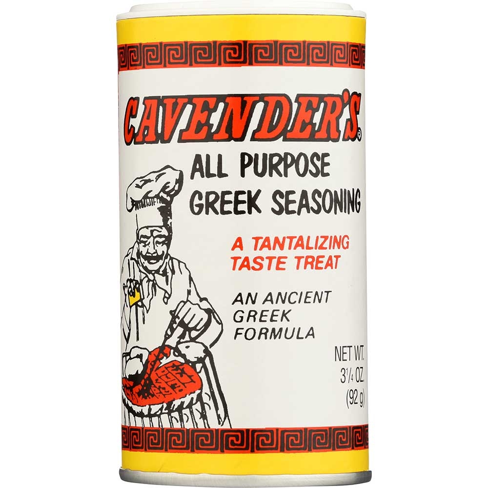 Cavenders All Purpose Greek Seasoning, 3.3 Ounce -- 12 per case.