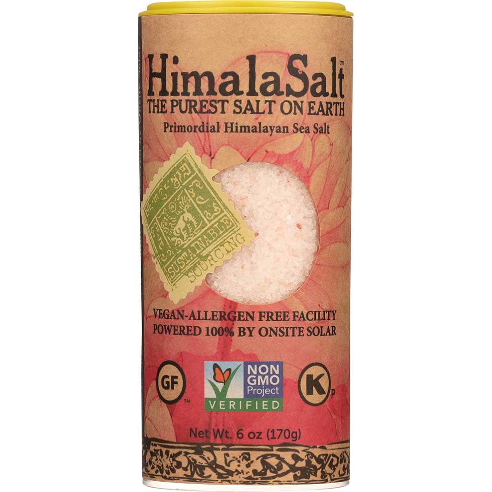 HimalaSalt Artisan Fine Grain Salt Shaker, 6 Ounce -- 6 per case.