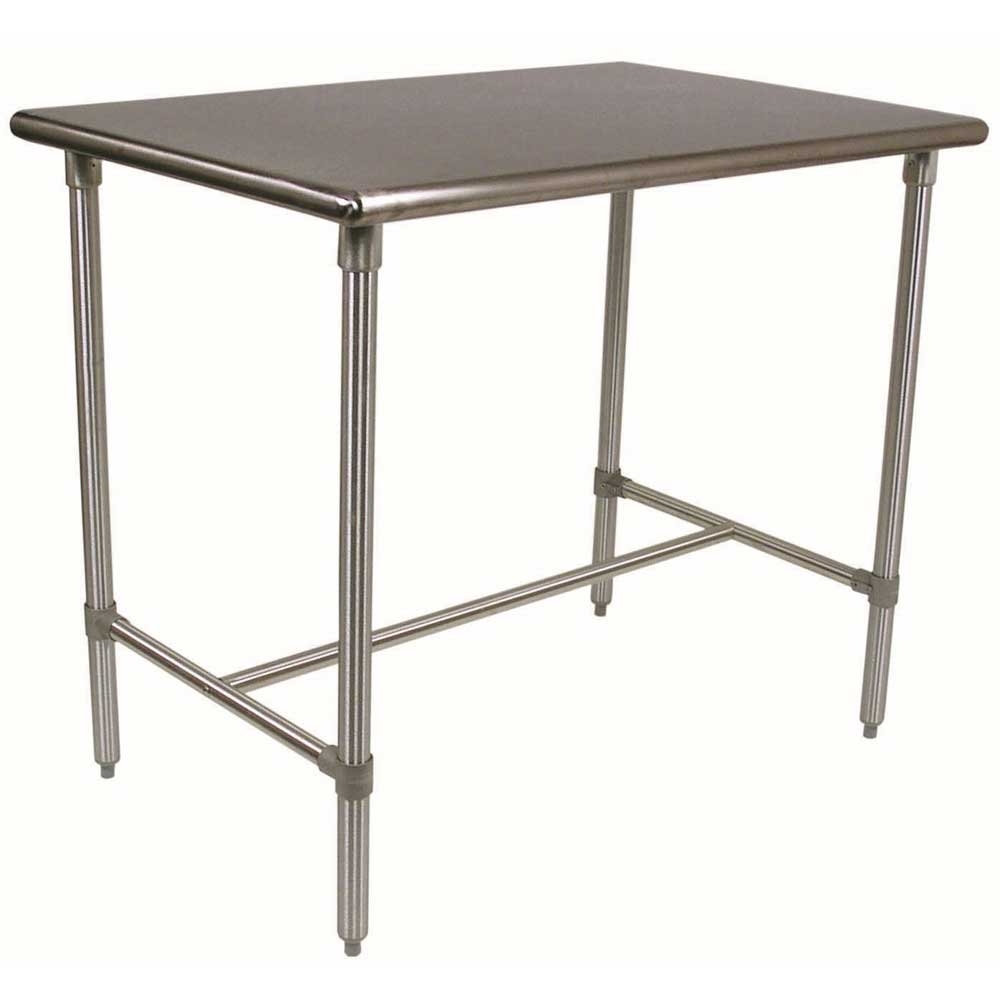 John Boos 16 Gauge Stainless Steel Cucina Classico Table, 48 x 24 x 36 inch.