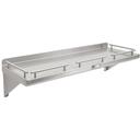 John Boos 18/8 Stainless Cucina Mensola Grande Galley Rail Shelf without Pot Rack Bar, 48 x 12 inch.