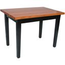 John Boos Varnique Finish Cherry Le Classique Table without Shelf, 48 x 30 x 1.5 inch.