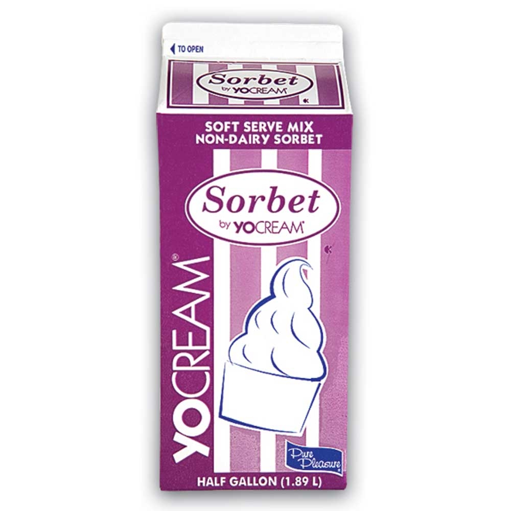 Yocream Sorbet Mix, Watermelon Soft Serve, 64 Ounce -- 6 per case.
