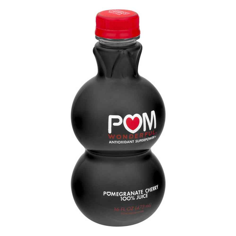 Pom Wonderful 100 Percent Pomegranate Cherry Juice, 16 Fluid Ounce -- 6 per case.