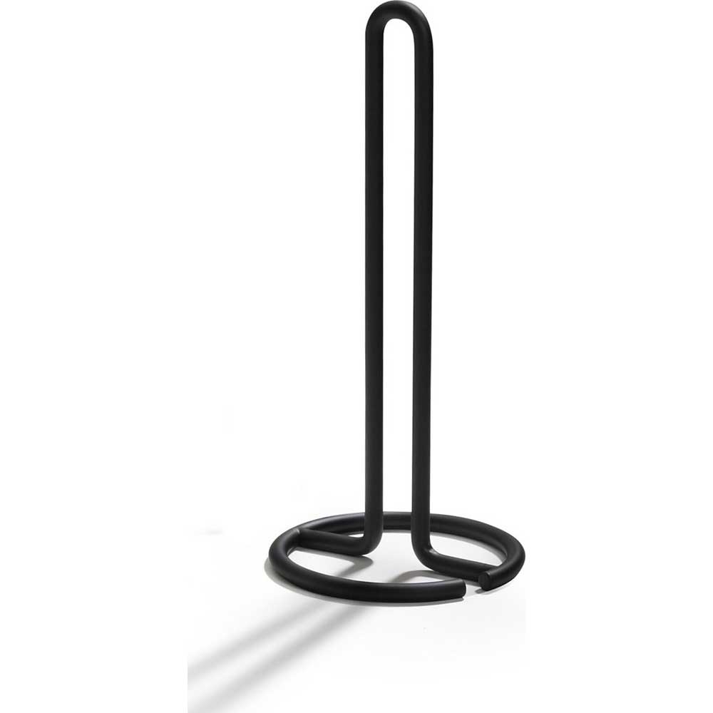 Spectrum Black Euro Paper Towel Holder, 12.5 x 5.5 x 5.5 inch.