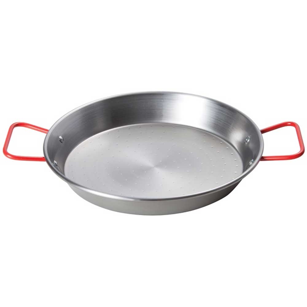 Winco Polished Carbon Steel Paella Pan, 11 inch -- 10 per case.
