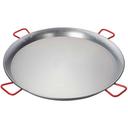 Winco Polished Carbon Steel Paella Pan, 35 1/2 inch.