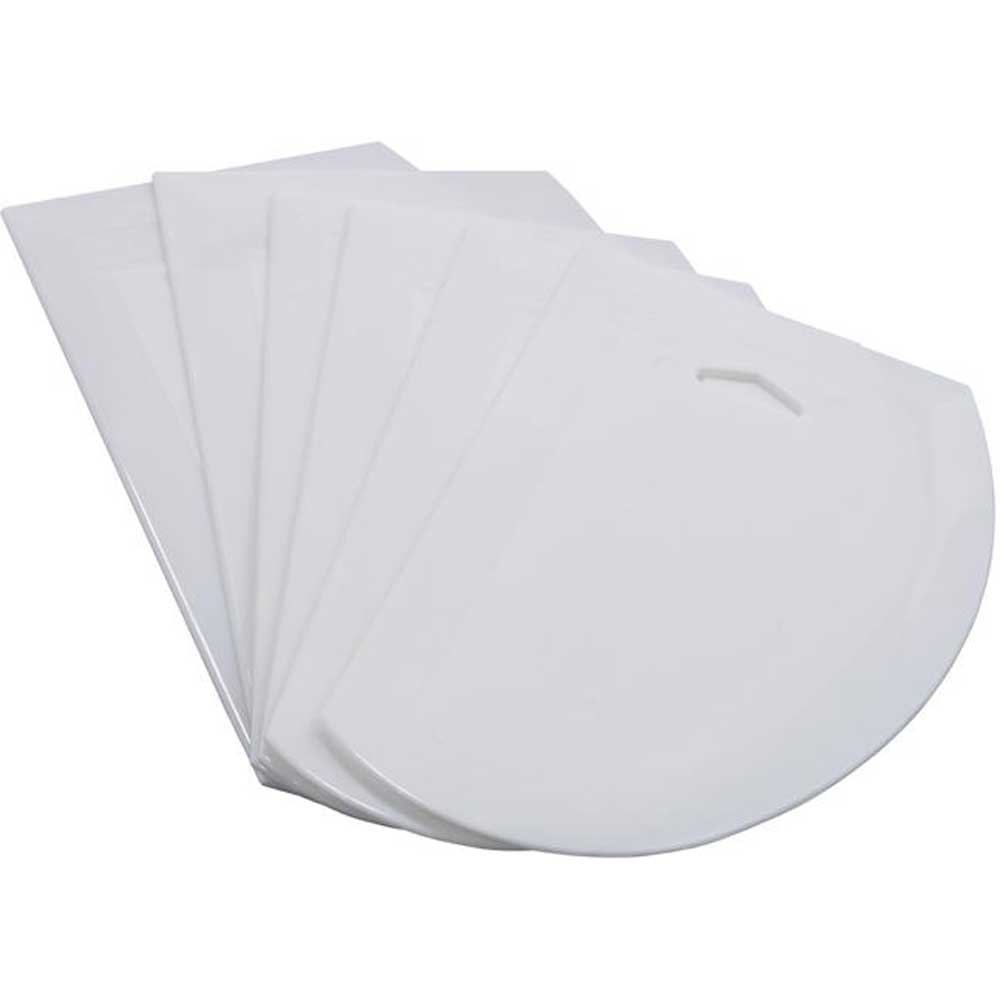 Winco Plastic Dough Scraper, 7 1/2 x 4 3/4 inch -- 12 per case.