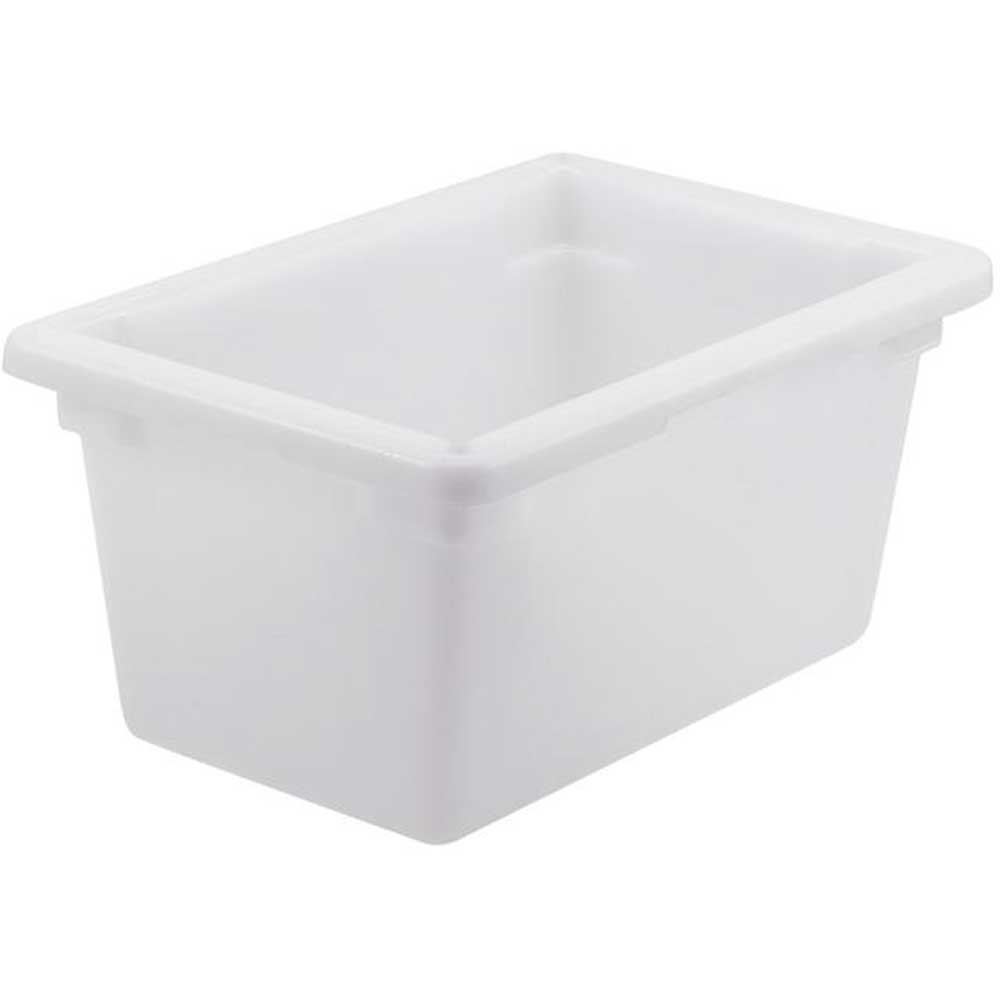 Winco Polypropylene White Half Size Food Storage Box, 18 x 12 x 9 inch -- 6 per case.